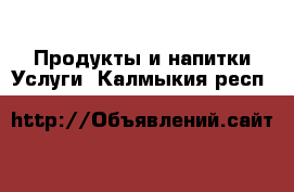 Продукты и напитки Услуги. Калмыкия респ.